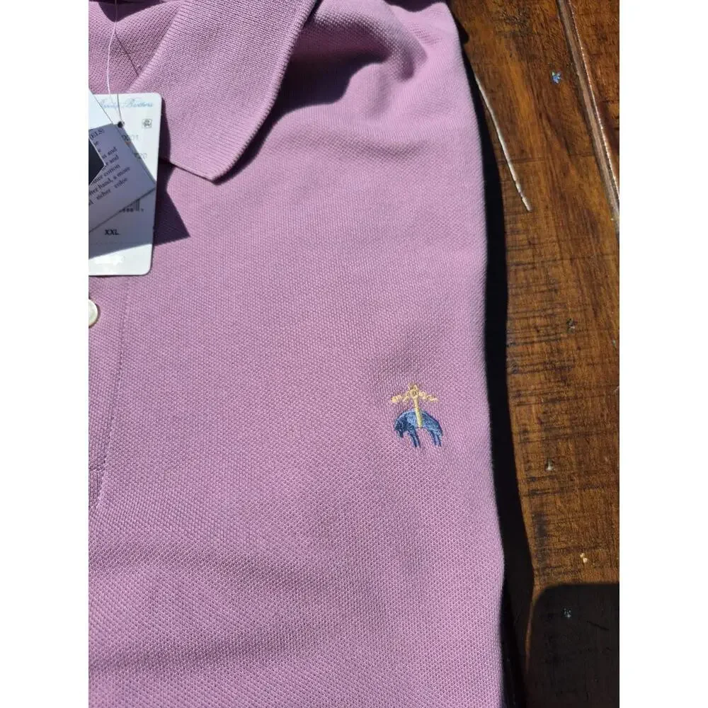 BROOKS BROTHERS POLO SHIRT 1818 Mens Pastel Colors ORIGINAL Fit  XL 2XL New $98 - Picture 2 of 8